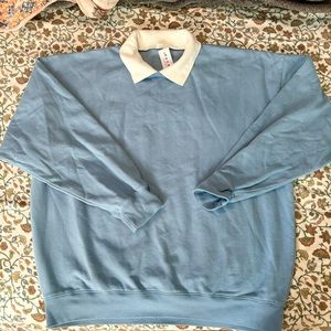 NWT collared crewneck 🌧️